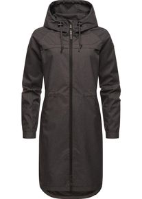 Ragwear Damen Outdoorjacke "Belinka", grau, Basic, Gr. XL, Obermaterial: 100% Polyester, Innenfutter: 100% Polyester, Jacken, Wasserdichte lange und