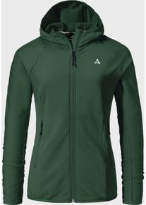 Schöffel SCHÖFFEL Damen Fleecejacke "Hiking Fleece Hoody Style Cascata WMS", grün, sportlich, Gr. 36, Oberstoff: 94% Polyester 6% Elasthan, Jacken