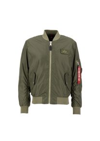 Herren Bomberjacke "Alpha Industries Men - Bomber Jackets MA-1 TTC Two Tone Contrast", grün, Gr. S, Alpha Industries, Obermaterial: 100% Nylon,