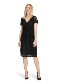 Vera Mont Damen Spitzenkleid "Vera Mont Spitzenkleid figurbetont", schwarz, feminin, Gr. 36, Spitze, Obermaterial: 90% Polyamid, 10% Elasthan.