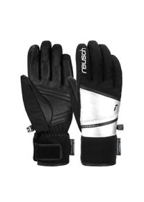 Reusch Damen Skihandschuhe "Tessa STORMBLOXX ", silber, feminin, Gr. 6, mehrfarbig, 65% Polyester, 30% Ziegenleder, 5% Elasthan, Handschuhe, aus
