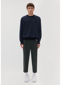 Herren Strickpullover "Studio", blau, Gr. XL, STUDIO SEIDENSTICKER, unifarben, 100% Polyester, Pullover, Langarm Rundhals Uni