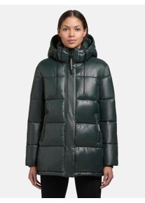 Khujo Damen Steppjacke "Word3 Satin-YM", grün, modisch, Gr. S, Obermaterial: 100% Nylon, Innenfutter: 100% Nylon, Wattierung: 100% Polyester, Jacken,
