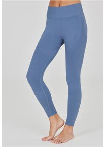 ENDURANCE ATHLECIA ATHLECIA Damen Funktionstights "NAGAR", blau, sportlich, Gr. L, unifarben, 83% Nylon, 16% Elasthan, 1% Polyester, Hosen, mit angesagtem