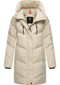 Ragwear Damen Kurzmantel "Avelin", beige, Basic, Gr. L, Obermaterial: 100% Polyester, Innenfutter: 100% Polyester, Wattierung: 100% Polyester,