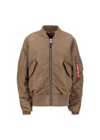 Damen Bomberjacke "Alpha Industries Women - Bomber Jackets CWU MA-1 Bomber NC Women", grau, Gr. S, Alpha Industries, Obermaterial: 100% Nylon,