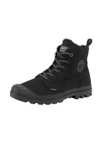 Palladium Damen Winterboots "PAMPA HI ZIP WL W", Gr. 39,5, schwarz, Leder, sportlich, Schuhe, Winterschuhe, Schnürboots, Winterstiefel, Snowboots,