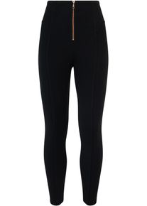 Freddy Damen Leggings "WRUP SUPERSKINNY 7/8", schwarz, casual, Gr. L, Web, Obermaterial: 84% Baumwolle, 16% Elasthan, Hosen, mit Lifting & Shaping