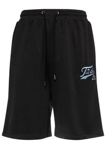 Fubu Herren Shorts "Fubu Herren FM232-005-1 Fubu Varsity Mesh Shorts", schwarz, Gr. S, 100% Polyester, Hosen