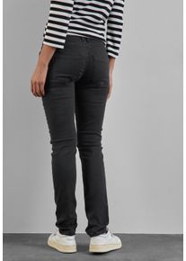 Street One Damen Comfort-fit-Jeans, schwarz, casual, Gr. 26, unifarben, Jeans, 83% Baumwolle, 15% Polyester, 2% Elasthan, Jeans, 5-Pocket-Style