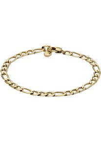 Fossil Armband "Schmuck Geschenk Edelstahl Armkette All Stacked Up Figaro, JF04778710", Edelstahl, gold, Edelstahl, Armbänder