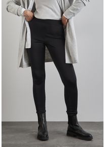 Street One Damen Leggings, schwarz, casual, Gr. 38, unifarben, Stoff, 95% Polyester, 5% Elasthan, Hosen, mit Stretchanteil