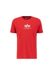Herren T-Shirt "Alpha Industries Men - T-Shirts Basic T Mid Logo", rot, Gr. XL, Alpha Industries, Obermaterial: 100% Baumwolle, Shirts