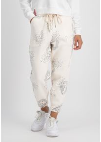 Damen Jogginghose "Alpha Industries Women - Jogger Crane Jogger Women", weiß, Gr. S, Alpha Industries, Obermaterial: 80% Baumwolle, 20% Polyester,