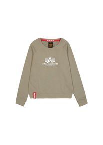 Damen Sweater "Alpha Industries Women - Sweatshirts New Basic Sweater Women", grün, Gr. XS, Alpha Industries, Obermaterial: 80% Baumwolle, 20%