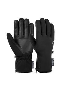 Reusch Damen Skihandschuhe "TIFFANY R-TEX XT", schwarz, feminin, Gr. 8, mehrfarbig, 88% Polyamid, 8% Ziegenleder, 4% Elasthan, Handschuhe, mit