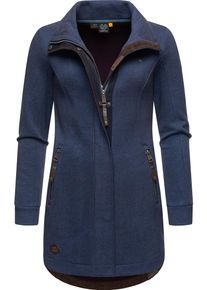Ragwear Damen Sweatjacke "Letrice", blau, sportlich, Gr. L, Sweatware, Obermaterial: 65% Baumwolle, 35% Polyester, Sweatjacken, Sportliche Zip-Jacke