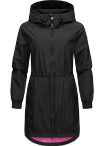Ragwear Damen Kurzmantel "Bronja II", schwarz, casual, Gr. XS, Außenmaterial: 100% Polyester, Innenfutter: 100% Polyester, Mäntel, Wasserdichter