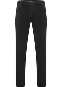 MAC Herren Chinohose "Driver", schwarz, casual, Gr. 34, unifarben, Web, Obermaterial: 89% Baumwolle, 8% Polyester, 3% Elasthan, Hosen, mit Stretch