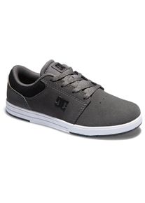 DC Shoes Kinder Sneaker "Crisis 2", Gr. 2,5, grau, Obermaterial: Leder (Kuh) / Futter: Textil / Außensohle: Gummi, Schuhe