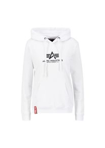 Damen Hoodie "Alpha Industries Women - Hoodies New Basic Hoodie Women", weiß, Gr. XS, Alpha Industries, Obermaterial: 80% Baumwolle, 20% Polyester,