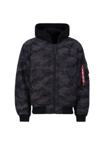 Herren Bomberjacke "Alpha Industries Men - Bomber Jackets", schwarz, Gr. L, Alpha Industries, Obermaterial: 100% Nylon, Futter: 100% Nylon, Kapuze: