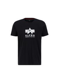 Herren T-Shirt "Alpha Industries Men - T-Shirts Grunge Logo T-Shirt", schwarz, Gr. M, Alpha Industries, Obermaterial: 100% Baumwolle, Shirts
