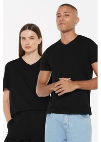 Harlem Soul Herren V-Shirt, schwarz, casual, Gr. S, unifarben, Material: 100% Baumwolle, Shirts, aus Baumwolle