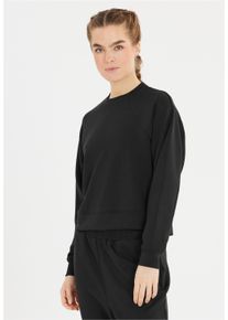 Endurance Damen Sweatshirt "Jade", schwarz, feminin, Gr. 42, unifarben, 100% Polyester, Sweatshirts, aus angenehm weichen Material