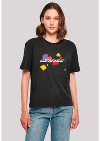 F4NT4STIC Damen T-Shirt "Atari Asteroids Retro Gameplay", schwarz, casual, Gr. XL, Obermaterial: 100% Baumwolle, Shirts, Premium Qualität