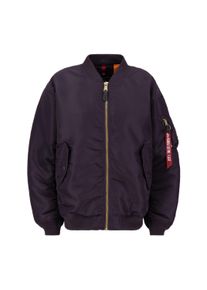 Damen Bomberjacke "Alpha Industries Women - Bomber Jackets MA-1 Core Women", lila, Gr. XS, Alpha Industries, Obermaterial: 100% Nylon, Futter: 100%