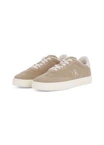 Herren Sneaker "CLASSIC CUPSOLE WT MG", Calvin Klein Jeans, Gr. 45, beige, Veloursleder, unifarben mit Farbeinsatz, sportlich, Schuhe, Halbschuh,