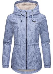 Ragwear Damen Outdoorjacke "Dankka Spring", blau, feminin, Gr. XXXL, Außenmaterial: 100% Polyester, Innenfutter: 100% Polyester, Jacken, Wasserdichte