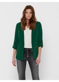 Only Damen Kurzblazer "ONLKAYLE-ORLEEN 3/4 BLAZER TLR NOOS", grün, modisch, Gr. 36, unifarben, Web, Obermaterial: 92% Polyester, 8% Elasthan, Blazer