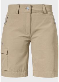 Schöffel SCHÖFFEL Damen Shorts "Shorts Kitzstein L", braun, sportlich, Gr. 46, Oberstoff: 95% Nylon 5% Elasthan, Hosen