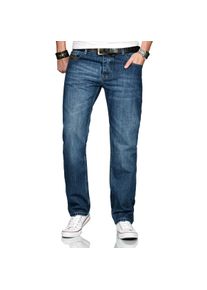 Herren Comfort-fit-Jeans "ASMarco", blau, Gr. 32, Alessandro Salvarini, Obermaterial: 100% Baumwolle, Jeans, mit geradem Bein