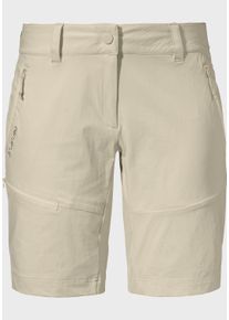 Schöffel SCHÖFFEL Damen Shorts "Shorts Toblach2", beige, sportlich, Gr. 46, Oberstoff: 89% Nylon, 11% Elasthan, Hosen