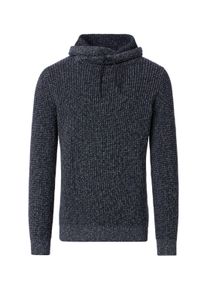 Casamoda Herren Strickpullover "Casamoda Pullover uni", blau, Gr. M, 97% Baumwolle, 3% Polyamid, Pullover