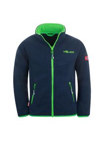 Trollkids Kinder Fleecejacke "KIDS OPPDAL JACKET XT", blau, sportlich, Gr. 176, unifarben, Fleece, Obermaterial: 100% Polyester, Jacken