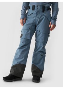 4F Herren Skihose, blau, sportlich, Gr. L, unifarben, Web, Obermaterial: 100% Polyester. Futter: 100% Polyester, Hosen