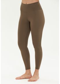 ENDURANCE ATHLECIA ATHLECIA Damen Trainingstights "FRANZ", braun, sportlich, Gr. 34, unifarben, 72% Nylon, 28% Elasthan, Hosen, mit leichter Kompression