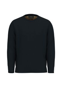 Fynch-Hatton Herren Strickpullover, blau, casual, Gr. M, unifarben, Strick, Obermaterial: 100% Baumwolle, Pullover, mit Rippbündchen
