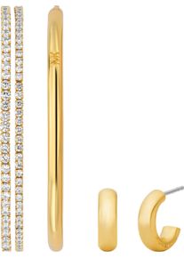 Michael Kors Damen Schmuckset "Mulitpack Geschenk Metall Premium Kors Brilliance, MKJ8451CZSET", gelb, Metall, Schmuck-Sets, mit Zirkonia (synth.)