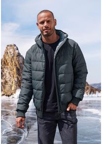 John Devin Herren Steppjacke, grün, casual, Gr. M, unifarben, Web, Obermaterial: 100% Polyester. Futter: 100% Polyester. Wattierung: 100% Polyester,