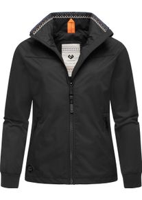 Ragwear Damen Outdoorjacke "Apola", schwarz, casual, Gr. XL, Außenmaterial: 100% Polyester, Innenfutter: 100% Polyester, Jacken, Wasserdichte Damen
