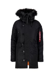 Damen Winterjacke "Alpha Industries Women - Cold Weather Jackets", schwarz, Gr. XS, Alpha Industries, Obermaterial: 100% Nylon, Futter: 100% Nylon,