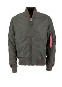 Herren Bomberjacke "Alpha Industries Men - Bomber Jackets MA-1 TT Two Tone", grau, Gr. XL, Alpha Industries, Obermaterial: 100% Nylon, Futter: 100%