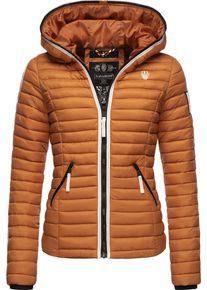 Navahoo Damen Steppjacke "Kimuk Prc", braun, casual, Gr. XS, Oberstoff: 100% Nylon, Futter: 100% Polyester, Wattierung: 100% Polyester, Ärmelfutter: