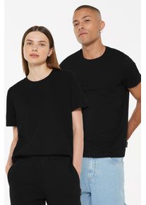 Harlem Soul Herren Rundhalsshirt, schwarz, casual, Gr. L, unifarben, Material: 100% Baumwolle, Shirts, aus Baumwolle