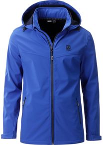 LPO Herren Softshelljacke "ELLIOT PEAK V MEN", blau, sportlich, Gr. S, 96% Polyester; 4% Elasthan, Jacken, auch in Großen Größen erhältlich
